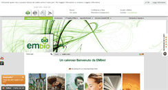 Desktop Screenshot of embio.it